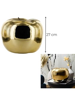 Rétro Chic Figurka dekoracyjna w kolorze złotym - wys. 27 x Ø 25 cm ze sklepu Limango Polska w kategorii Dekoracje - zdjęcie 188792235