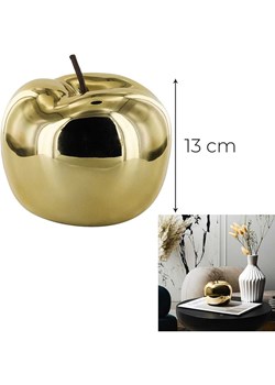 Rétro Chic Figurka dekoracyjna w kolorze złotym - wys. 13 x Ø 12 cm ze sklepu Limango Polska w kategorii Dekoracje - zdjęcie 188792238