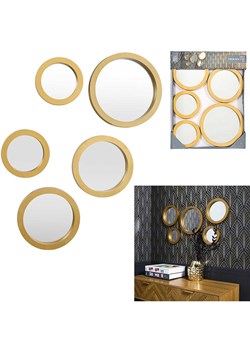 Rétro Chic Lustra (5 szt.) w kolorze złotym ze sklepu Limango Polska w kategorii Lustra - zdjęcie 188792255