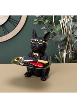 Rétro Chic Dekoracja "Bulldog" w kolorze złoto-czarnym - 27 x 21 x 17 cm ze sklepu Limango Polska w kategorii Dekoracje - zdjęcie 188792278