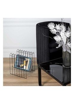 The Concept Factory Stojak w kolorze czarnym na gazety - 32 x 33 x 26 cm ze sklepu Limango Polska w kategorii Regały i witryny - zdjęcie 188792475