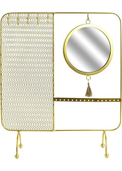 Rétro Chic Lustro kosmetyczne w kolorze złotym - 30 x 35,5 x 10 cm ze sklepu Limango Polska w kategorii Lustra - zdjęcie 188792586