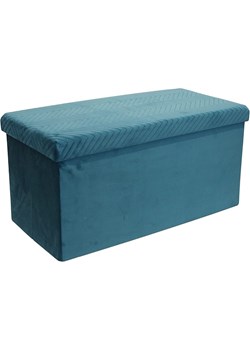 Rétro Chic Skrzynia w kolorze morskim do siedzenia - 76 x 38 x 38 cm ze sklepu Limango Polska w kategorii Meble - zdjęcie 188792596