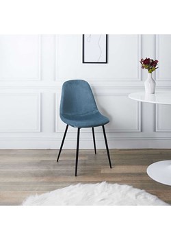 Rétro Chic Krzesło "Giulia" w kolorze niebieskim - 42,5 x 87 x 44 cm ze sklepu Limango Polska w kategorii Meble - zdjęcie 188792686