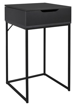 Rétro Chic Stolik "Abbott" w kolorze czarnym - 45 x 77 x 45 cm ze sklepu Limango Polska w kategorii Stoliki kawowe - zdjęcie 188792759