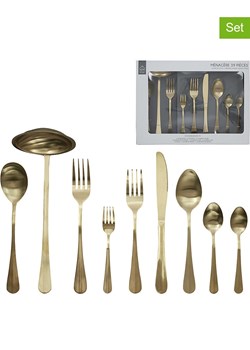 every ware 39-częściowy zestaw sztućców w kolorze złotym ze sklepu Limango Polska w kategorii Sztućce - zdjęcie 188793257