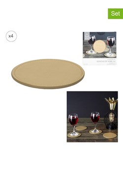 every ware Podkładki (4 szt.) w kolorze złotym - Ø 10 cm ze sklepu Limango Polska w kategorii Akcesoria kuchenne - zdjęcie 188793335