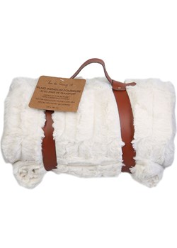 THE HOME DECO FACTORY Pled w kolorze białym - 150 x 120 cm ze sklepu Limango Polska w kategorii Tekstylia - zdjęcie 188793459