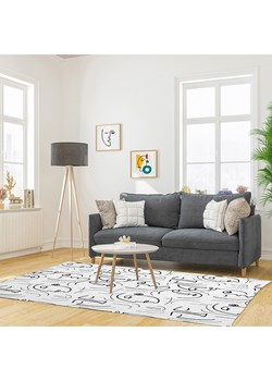 Rétro Chic Dywan "Arty" w kolorze biało-czarnym - 170 x 120 cm ze sklepu Limango Polska w kategorii Dywany - zdjęcie 188793508