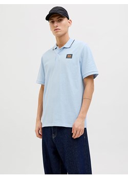Jack &amp; Jones Koszulka polo w kolorze błękitnym ze sklepu Limango Polska w kategorii T-shirty męskie - zdjęcie 188794236