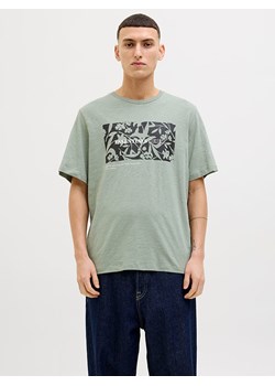 Jack &amp; Jones Koszulka "Jeff" w kolorze zielonym ze sklepu Limango Polska w kategorii T-shirty męskie - zdjęcie 188794288