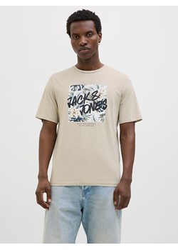 Jack &amp; Jones Koszulka "Hawaii" w kolorze kremowym ze sklepu Limango Polska w kategorii T-shirty męskie - zdjęcie 188794337