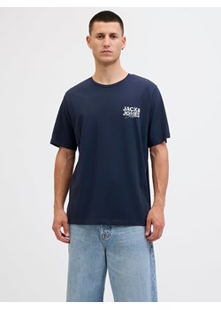 Jack &amp; Jones Koszulka "Jjgeplas" w kolorze granatowym ze sklepu Limango Polska w kategorii T-shirty męskie - zdjęcie 188794947