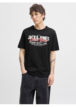 Jack &amp; Jones Koszulka "Jjelogo" w kolorze czarnym ze sklepu Limango Polska w kategorii T-shirty męskie - zdjęcie 188795499