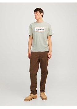 Jack &amp; Jones Koszulka w kolorze szarobrązowym ze sklepu Limango Polska w kategorii T-shirty męskie - zdjęcie 188796047