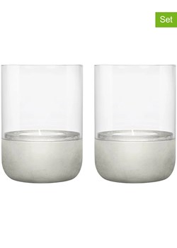 Blomus Świeczniki (2 szt.) "Calma" w kolorze jasnoszarym - wys. 9 x Ø 7 cm ze sklepu Limango Polska w kategorii Świeczniki - zdjęcie 188796338