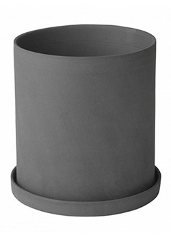 Blomus Doniczka "Nona" w kolorze szarym - wys. 13,5 x Ø 12,5 cm ze sklepu Limango Polska w kategorii Doniczki i osłonki - zdjęcie 188796517
