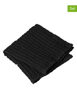 Blomus Ręczniki (2 szt.) "Caro" w kolorze czarnym dla gości - 30 x 30 cm ze sklepu Limango Polska w kategorii Ręczniki - zdjęcie 188796558