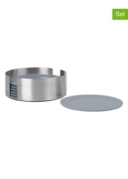 Blomus 7-częściowy zestaw "Lareto" w kolorze srebrno-szarym - Ø 11 cm ze sklepu Limango Polska w kategorii Akcesoria kuchenne - zdjęcie 188797246