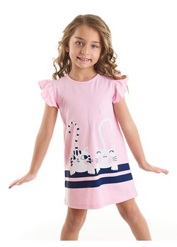 Denokids Sukienka "Cat Friends" w kolorze jasnoróżowym ze sklepu Limango Polska w kategorii Sukienki dziewczęce - zdjęcie 188798086