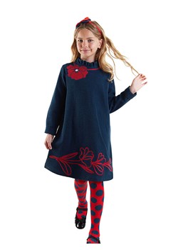 Denokids Sukienka w kolorze granatowym ze sklepu Limango Polska w kategorii Sukienki dziewczęce - zdjęcie 188799426