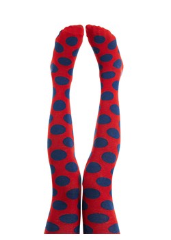 Denokids Rajstopy w kolorze czerwonym ze sklepu Limango Polska w kategorii Rajstopy dziecięce - zdjęcie 188799758