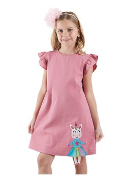 Denokids Sukienka w kolorze jasnoróżowym ze sklepu Limango Polska w kategorii Sukienki dziewczęce - zdjęcie 188800037