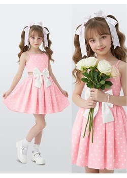 Denokids Sukienka w kolorze jasnoróżowo-białym ze sklepu Limango Polska w kategorii Sukienki dziewczęce - zdjęcie 188800078