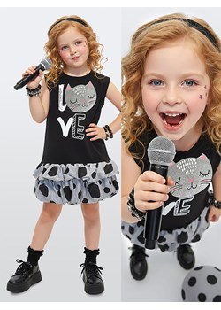 Denokids Sukienka w kolorze czarnym ze sklepu Limango Polska w kategorii Sukienki dziewczęce - zdjęcie 188800107