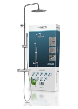 Schütte Zestaw prysznicowy "Aquaduct" w kolorze srebrnym ze sklepu Limango Polska w kategorii Akcesoria łazienkowe - zdjęcie 188802909