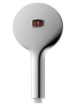 Schütte Słuchawka prysznicowa LED "Digi" w kolorze srebrno-białym ze sklepu Limango Polska w kategorii Akcesoria łazienkowe - zdjęcie 188803509