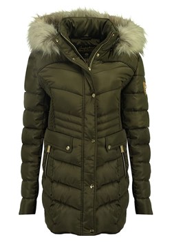 Geographical Norway Płaszcz zimowy "Badonna" w kolorze khaki ze sklepu Limango Polska w kategorii Kurtki damskie - zdjęcie 188804206