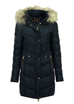 Geographical Norway Płaszcz zimowy "Badonna" w kolorze granatowym ze sklepu Limango Polska w kategorii Kurtki damskie - zdjęcie 188804209