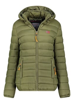 Geographical Norway Kurtka pikowana "Atikolor" w kolorze zielonym ze sklepu Limango Polska w kategorii Kurtki damskie - zdjęcie 188804496