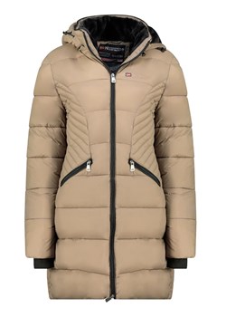 Geographical Norway Płaszcz zimowy "Bee" w kolorze szarobrązowym ze sklepu Limango Polska w kategorii Kurtki damskie - zdjęcie 188804809