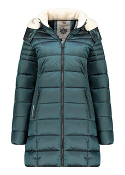 Geographical Norway Płaszcz pikowany "Carenne" w kolorze morskim ze sklepu Limango Polska w kategorii Kurtki damskie - zdjęcie 188804975