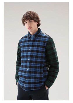 Woolrich Kurtka puchowa "Check" w kolorze niebiesko-zielonym ze sklepu Limango Polska w kategorii Kurtki męskie - zdjęcie 188805657