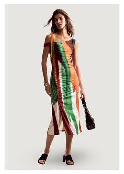 Desigual Sukienka codzienna VEST_PAINT_LACROIX Pomarańczowy Iconic Fit ze sklepu MODIVO w kategorii Sukienki - zdjęcie 188806577