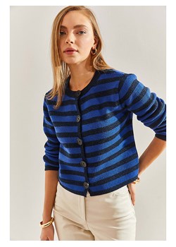 Bianco Lucci Kardigan w kolorze granatowo-niebieskim ze sklepu Limango Polska w kategorii Swetry damskie - zdjęcie 188807196