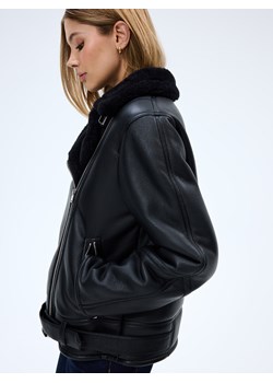 Mohito - Kurtka z futerkiem - czarny ze sklepu Mohito w kategorii Kurtki damskie - zdjęcie 188807545