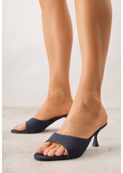 Niebieskie Klapki na Kaczuszce z Otwartym Noskiem Xenlyn ze sklepu born2be.pl w kategorii Klapki damskie - zdjęcie 188808176