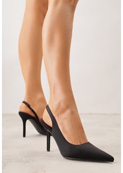 Czarne Sandały na Szpilce z Odkrytą Piętą Rhedeia ze sklepu born2be.pl w kategorii Czółenka - zdjęcie 188808336
