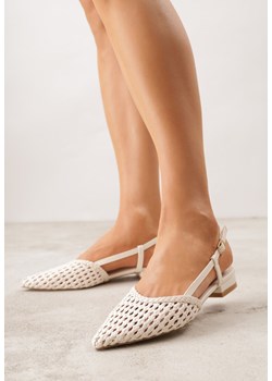 Beżowe Sandały z Plecioną Cholewką Triscan ze sklepu renee.pl w kategorii Balerinki - zdjęcie 188809887