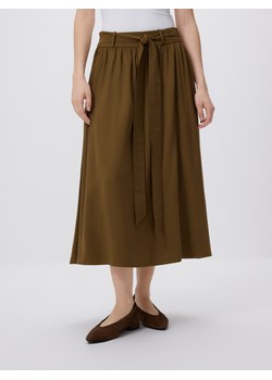 Reserved - Spódnica z wiskozą - oliwkowy ze sklepu Reserved w kategorii Spódnice - zdjęcie 188811515