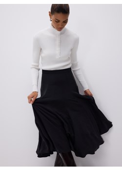 Reserved - Spódnica z modalem - czarny ze sklepu Reserved w kategorii Spódnice - zdjęcie 188812268