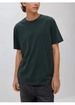Reserved - T-shirt regular z bawełny - jasnozielony ze sklepu Reserved w kategorii T-shirty męskie - zdjęcie 188812707