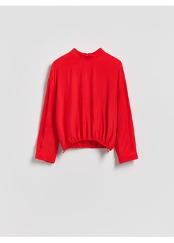 Reserved - Wiskozowa bluzka - czerwony ze sklepu Reserved w kategorii Bluzki damskie - zdjęcie 188812726