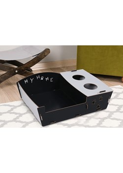 Paws&amp;Whiskers Legowisko w kolorze czarnym dla kota - 40 x 15 x 60 cm ze sklepu Limango Polska w kategorii Dla zwierząt - zdjęcie 188812786