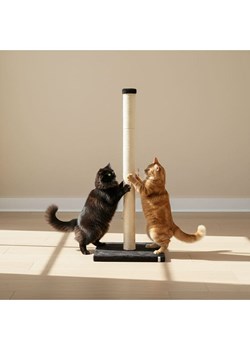 Paws&amp;Whiskers Drapak "Aero" w kolorze czarnym dla kota - 37,5 x 102 x 37,5 cm ze sklepu Limango Polska w kategorii Dla zwierząt - zdjęcie 188812837