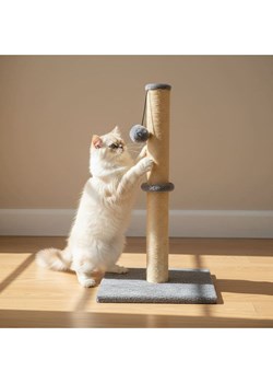 Paws&amp;Whiskers Drapak "Cyra" w kolorze szarym dla kota - 37,5 x 82 x 37,5 cm ze sklepu Limango Polska w kategorii Dla zwierząt - zdjęcie 188813147